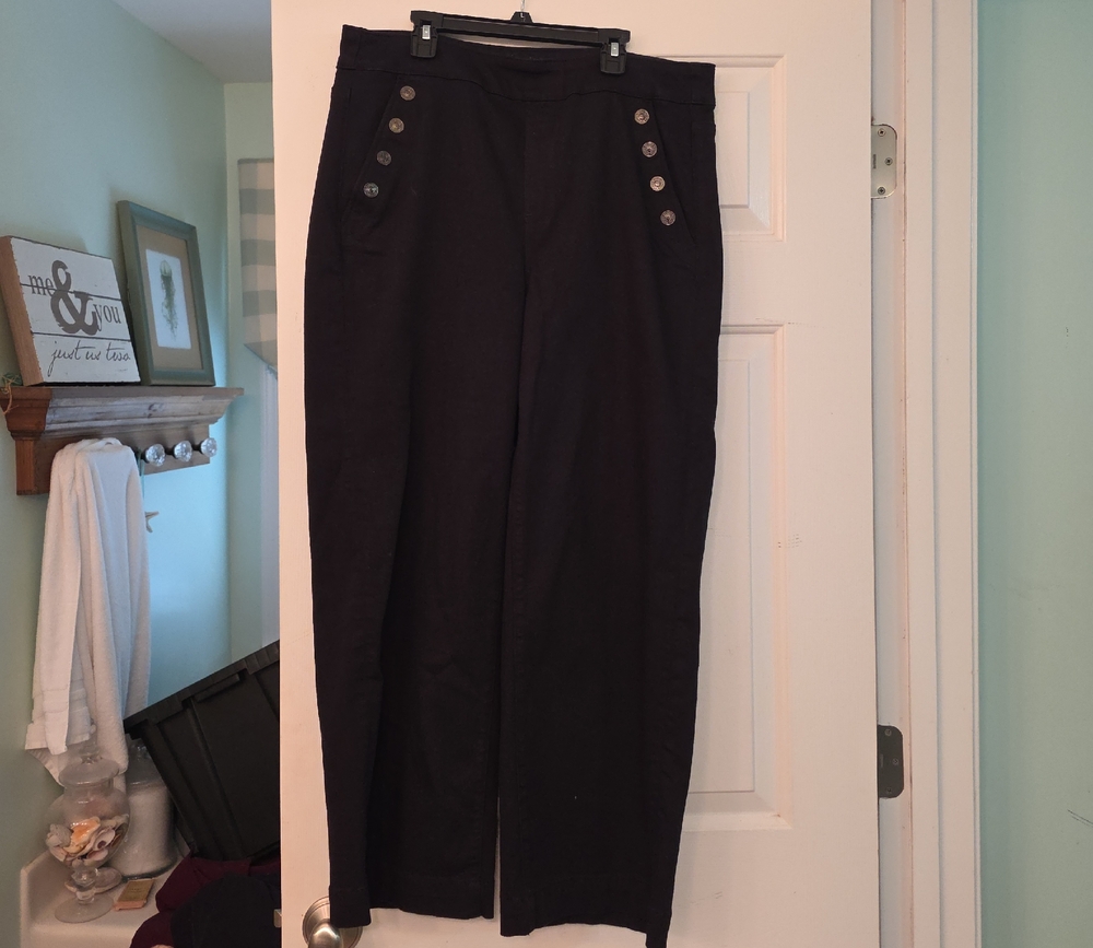 Chico's Black Wide Leg Pants